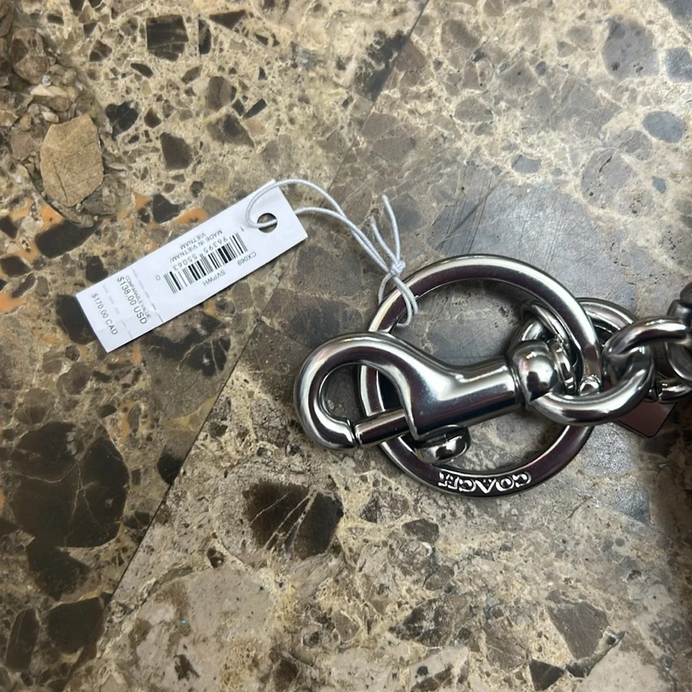 Coach Tan Mini Bag. Keychain/Purse Charm. - Picture 8 of 11